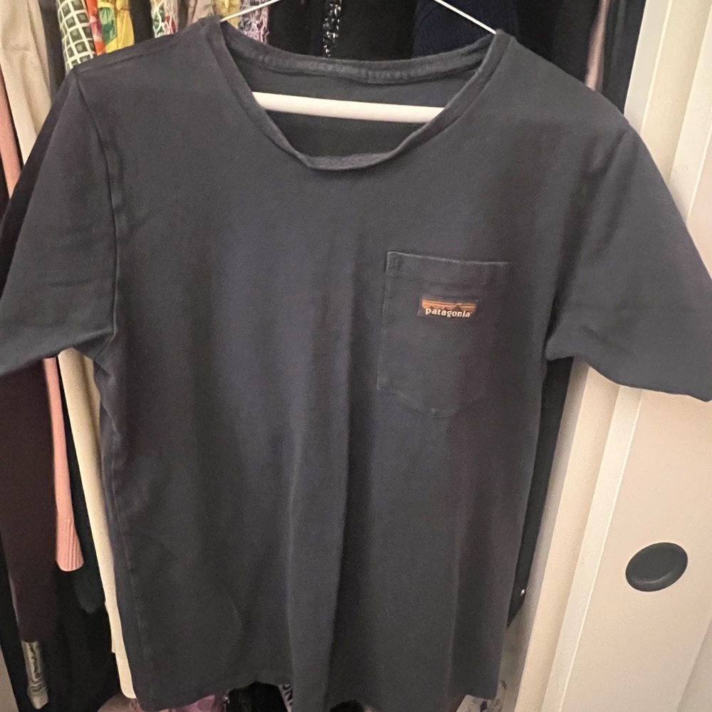 Patagonia Black T-Shirt with Pocket
